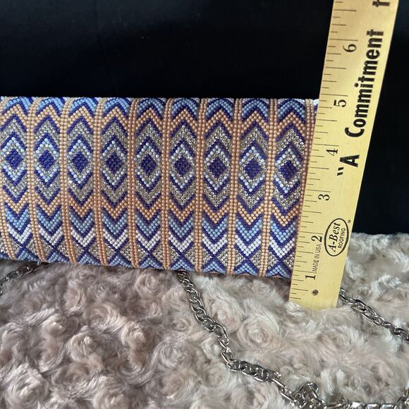 Starlet NWT Phoebe Jane Jeweled Clutch Detachable Crossbody Chain - Picture 10 of 10